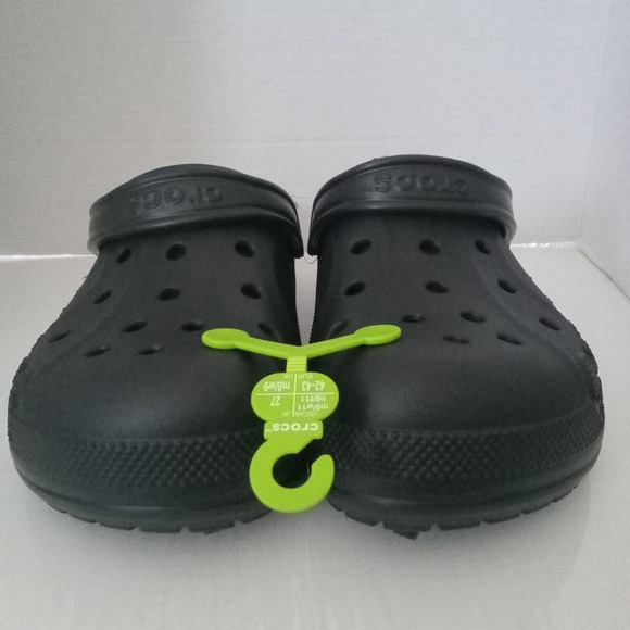 Crocs Baya Lined Clogs Adult BLACK Men\'s Size 9 Women\'s Size 11 Comfort NEW main image 5